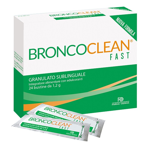 BRONCOCLEAN FAST GRANULATO SUBLINGUALE 24 BUSTINE - Pharmaleader