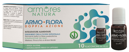 ARMORES ARMO FLORA DOPPIA AZIONE 10 FLACONCINI DA 10 ML - Pharmaleader