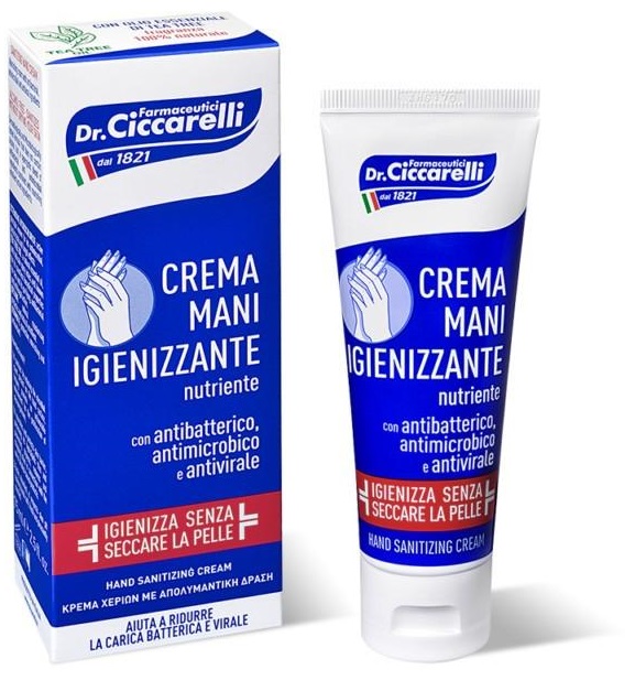CICCARELLI CREMA MANI IGIENIZZANTE 75 ML - Pharmaleader