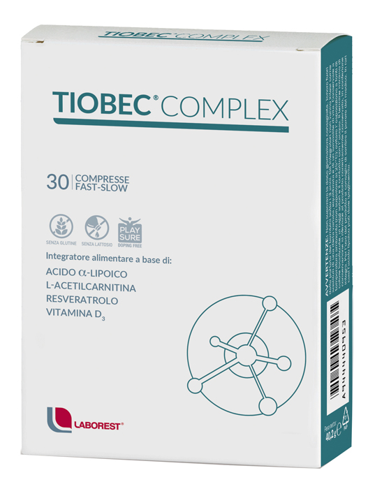 TIOBEC COMPLEX 30 COMPRESSE FAST SLOW - Pharmaleader