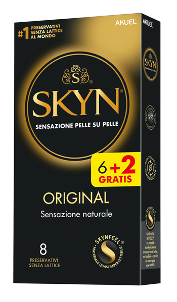 AKUEL SKYN ORIGINAL SENSAZIONE NATURALE 6 PEZZI + 2 OMAGGIO - Pharmaleader