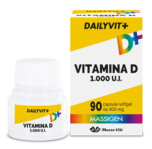 DAILYVIT VITAMINA D 1000 UI 90 CAPSULE SOFTGEL - Pharmaleader