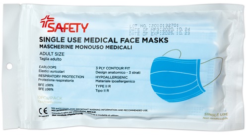 MASCHERINA CHIRURGICA 10 PEZZI - Pharmaleader