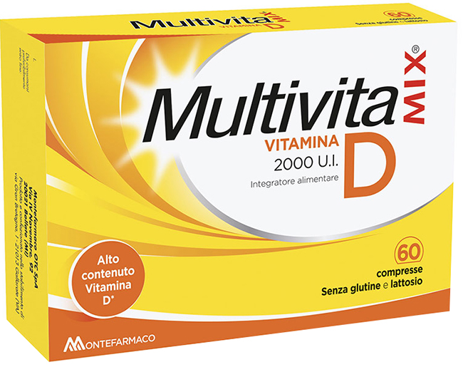 MULTIVITAMIX VITAMINA D 2000 UI 60 COMPRESSE - Pharmaleader