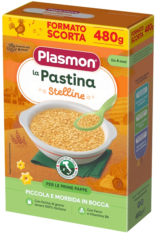 PLASMON PASTINA STELLINE 480 G - Pharmaleader