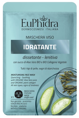 EUPHIDRA MASCHERA VISO IDRATANTE 1 PEZZO - Pharmaleader