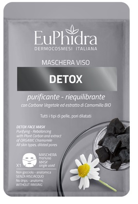 EUPHIDRA MASCHERA VISO DETOX 1 PEZZO - Pharmaleader