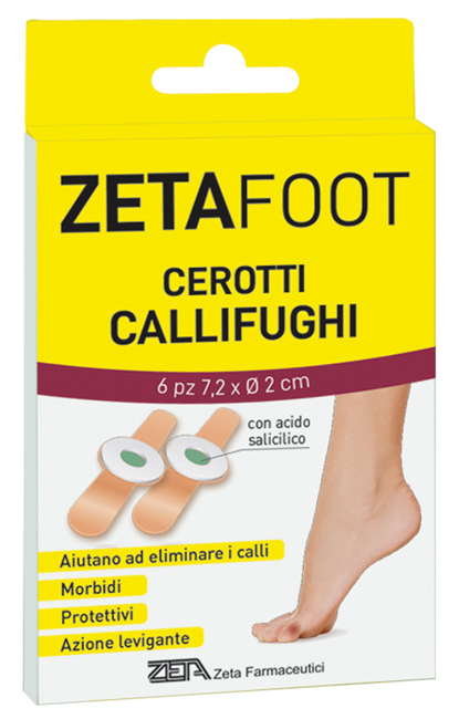 ZETAFOOT CEROTTO CALLIFUGO DISCHETTO CENTRALE 6 PEZZI - Pharmaleader