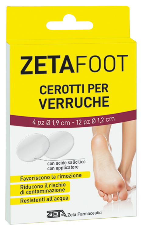 ZETAFOOT CEROTTO VERRUCHE ASSORTITO 16 PEZZI - Pharmaleader
