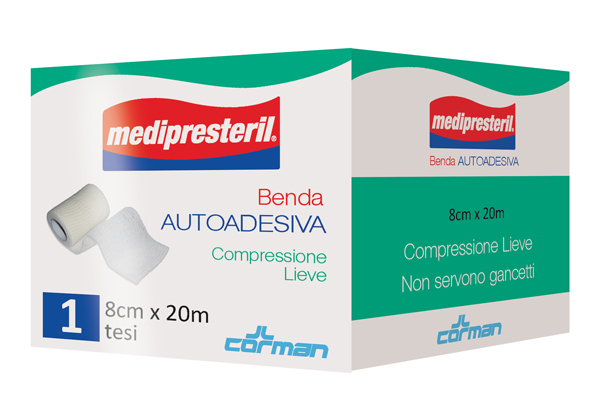 MEDIPRESTERIL BENDA AUTOADESIVA 8X2000 CM 1 PEZZO - Pharmaleader