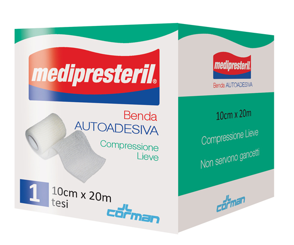 MEDIPRESTERIL BENDA AUTOADESIVA 10X2000 CM 1 PEZZO - Pharmaleader