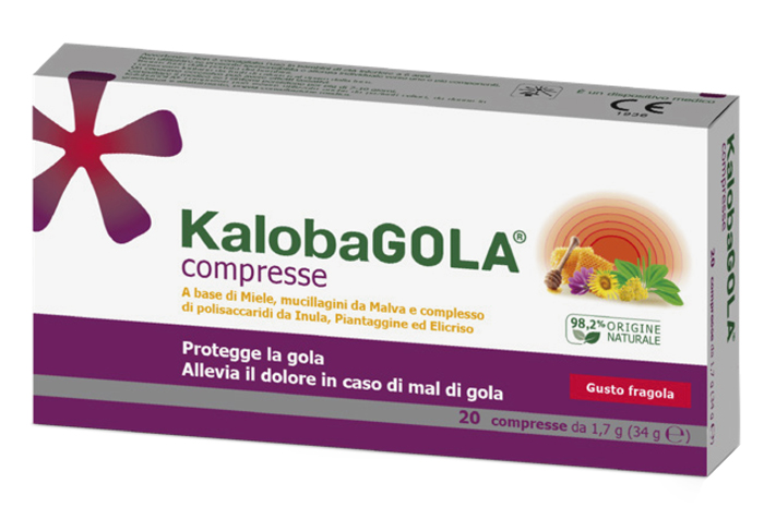 KALOBAGOLA 20 COMPRESSE FRAGOLA - Pharmaleader