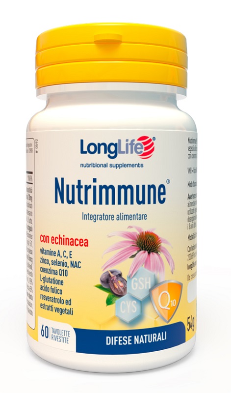 LONGLIFE NUTRIMMUNE 60 TAVOLETTE RIVESTITE - Pharmaleader