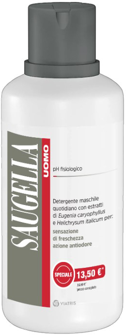 SAUGELLA UOMO DETERGENTE 500 ML TAGLIO PREZZO - Pharmaleader