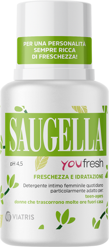 SAUGELLA YOU FRESH PH 4,5 FRESCHEZZA E IDRATAZIONE DETERGENTE INTIMO 100 ML - Pharmaleader