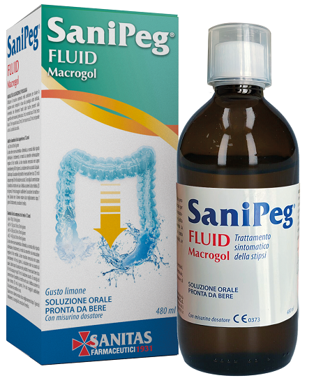 SANIPEG FLUID MACROGOL 480 ML - Pharmaleader
