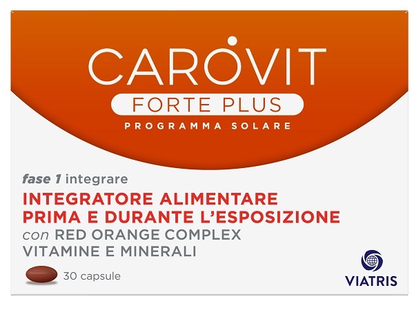 CAROVIT FORTE PLUS PROGRAMMA SOLARE 30 CAPSULE BL - Pharmaleader