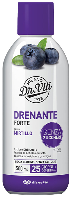 DRENANTE FORTE MIRTILLO 500 ML - Pharmaleader