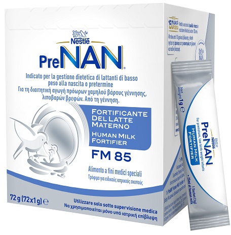 PRENAN FORTIFICANTE DEL LATTE MATERNO FM85 72 BUSTINE X 1 G - Pharmaleader