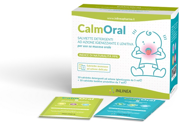 CALMORAL 10 SALVIETTE DETERGENTI + 10 SALVIETTE LENITIVE PROTETTIVE - Pharmaleader