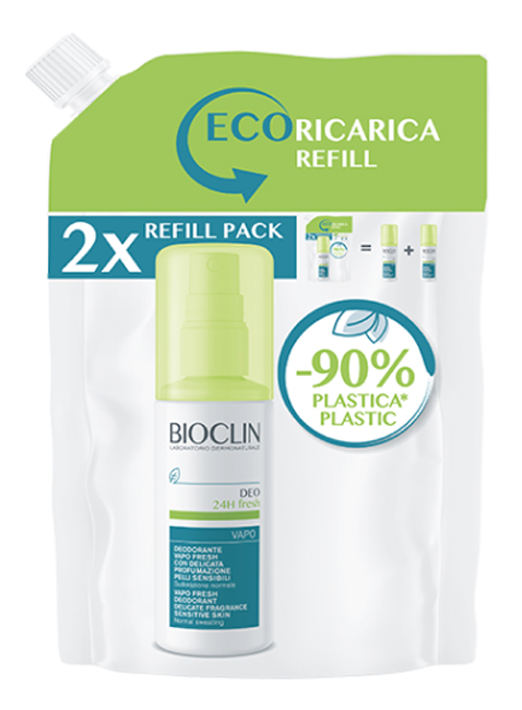 BIOCLIN DEO 24H FRESH VAPO RICARICA 200 ML - Pharmaleader