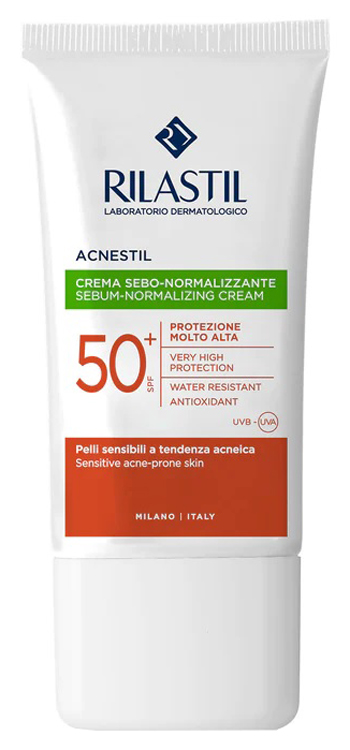RILASTIL SUN SYSTEM ACNESTIL CREMA SPF50+ 40 ML - Pharmaleader
