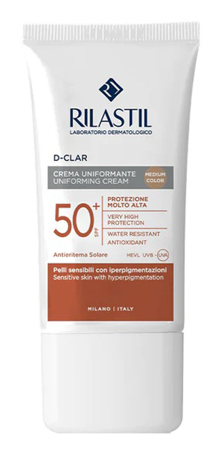 RILASTIL SUN SYSTEM D-CLAR MEDIUM SPF50+ 40 ML - Pharmaleader