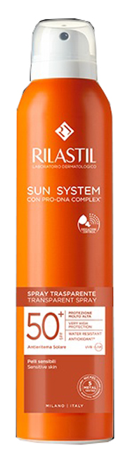 RILASTIL SUN SYSTEM TRASPARENT SPRAY SPF50+ 200 ML - Pharmaleader