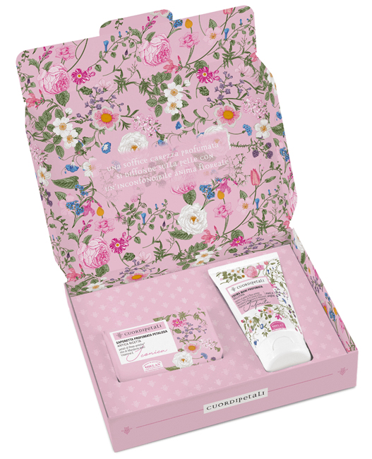 CUOR DI PETALI SET CREMA MANI 50 ML + SAPONETTA 100 G - Pharmaleader
