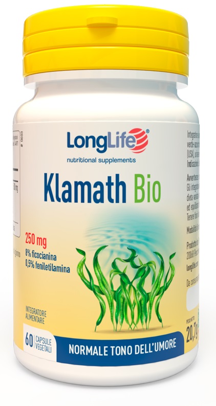LONGLIFE KLAMATH BIO 60 CAPSULE VEGETALI - Pharmaleader