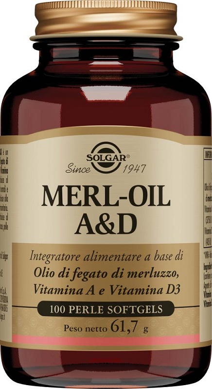 MERL OIL A&D 100 PERLE SOFTGEL - Pharmaleader