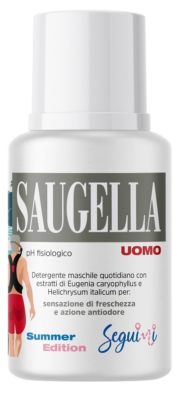 SAUGELLA UOMO PH FISIOLOGICO DETERGENTE MASCHILE QUOTIDIANO 100 ML - Pharmaleader