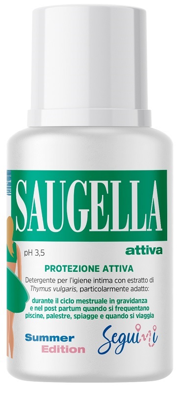 SAUGELLA ATTIVA PH 3,5 PROTEZIONE ATTIVA DETERGENTE IGIENE INTIMA 100 ML - Pharmaleader