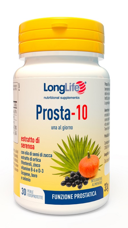 LONGLIFE PROSTA-10 30 PERLE FOTOPROTETTE - Pharmaleader