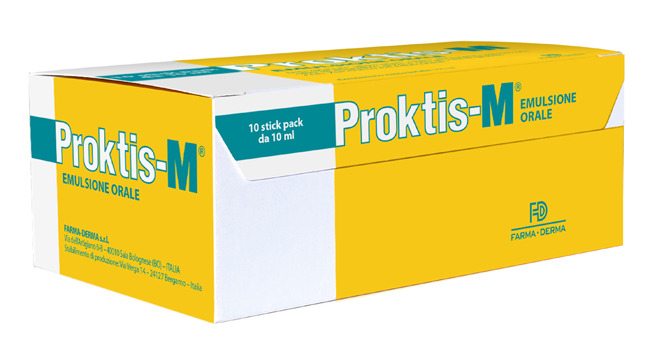 PROKTIS-M EMULSIONE ORALE 10 STICK DA 10 ML - Pharmaleader