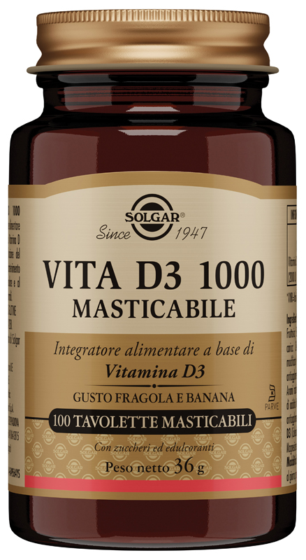 VITA D3 1000 100 TAVOLETTE MASTICABILI - Pharmaleader