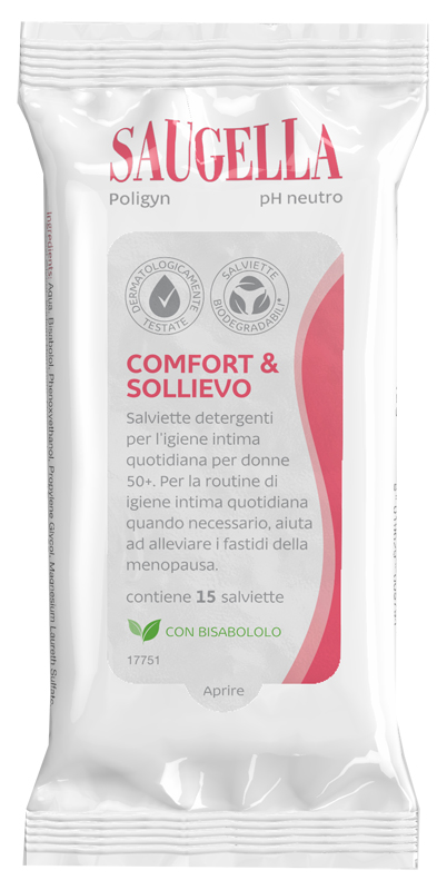 SAUGELLA POLIGYN SALVIETTINE 15 PEZZI - Pharmaleader