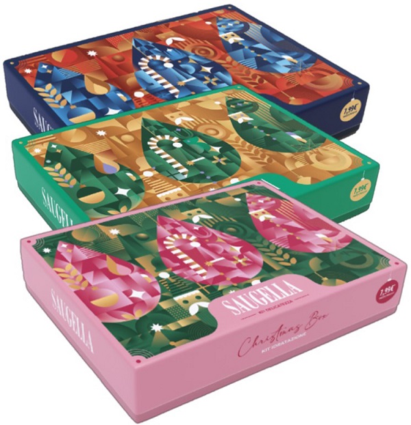 SAUGELLA CHRISTMAS BOX DERMOLIQUIDO 100 ML + INTIMO&CORPO 100 ML + FLACONE 100 ML - Pharmaleader
