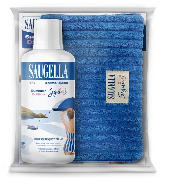 SAUGELLA SEGUIMI BUNDLE DERMOLIQUIDO 500 ML + GADGET POCHETTE - Pharmaleader