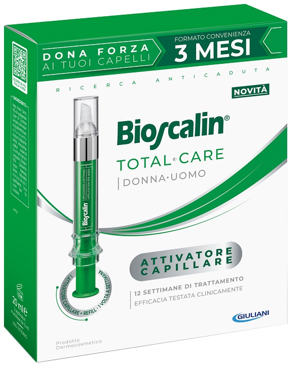 BIOSCALIN TOTAL CARE ATTIVATORE CAPILLARE 2 APPLICATORI MULTIDOSE X 10 ML - Pharmaleader