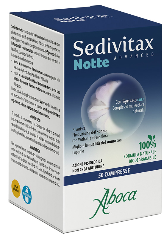 SEDIVITAX NOTTE ADVANCED 50 COMPRESSE - Pharmaleader