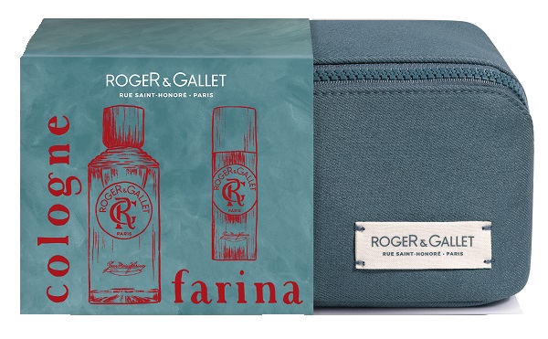 ROGER&GALLET SET NATALE TROUSSE JEAN MARIE FARINA EAU DE COLOGNE 100 ML + DEODORANT 150 ML 25 - Pharmaleader