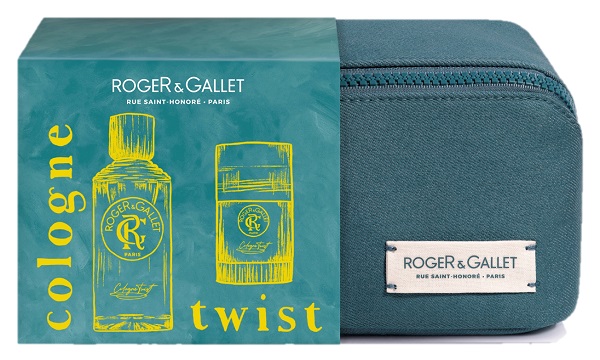 ROGER&GALLET SET NATALE TROUSSE TWIST EAU DE COLOGNE 100 ML + DEODORANT 24H 50 G 25 - Pharmaleader