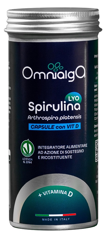 OMNIALGA SPIRULINA LYO VITAMINA D 60 CAPSULE - Pharmaleader