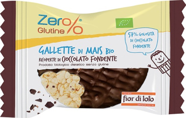 ZER% GLUTINE GALLETTE MAIS RICOPERTE CIOCCOLATO FONDENTE BIO 32 G - Pharmaleader