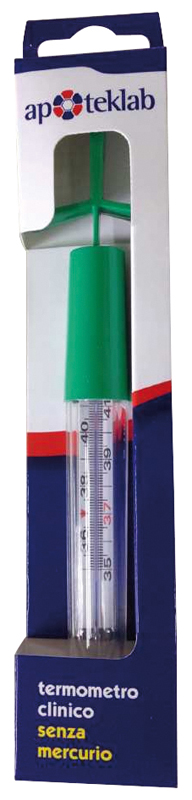 APOTEKLAB TERMOMETRO CLINICO SENZA MERCURIO CON AGITATORE - Pharmaleader