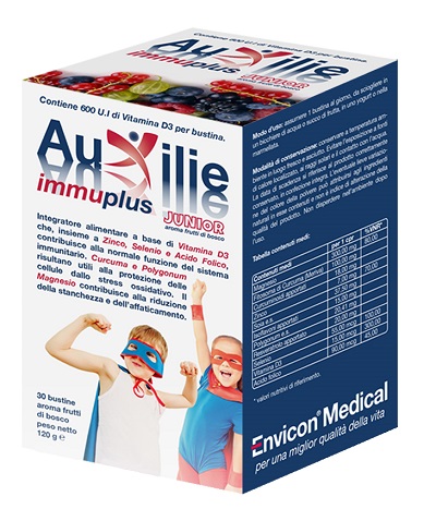 AUXILIE IMMUPLUS JUNIOR SOLUBILE 30 STICK PACK - Pharmaleader