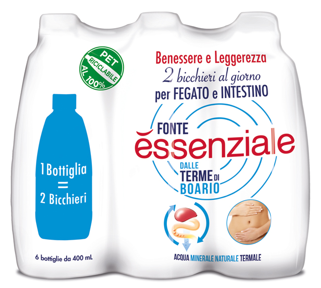 FONTE ESSENZIALE PET 6 X 400 ML - Pharmaleader