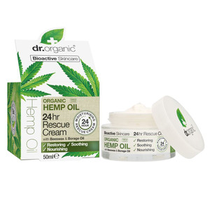 DR ORGANIC HEMP OIL OLIO DI CANAPA RESCUE CREAM CREMA VISO 50 ML - Pharmaleader