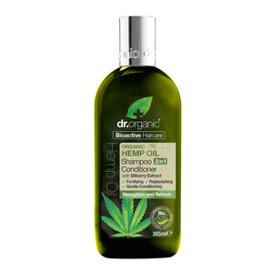 DR ORGANIC HEMP OIL OLIO DI CANAPA SHAMPOO CONDITIONER BALSAMO 2 IN 1 265 ML - Pharmaleader